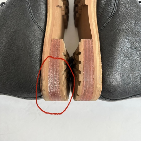 Madewell The Clair Lace-Up Boot in Black Leather 8 - Picture 15 of 15